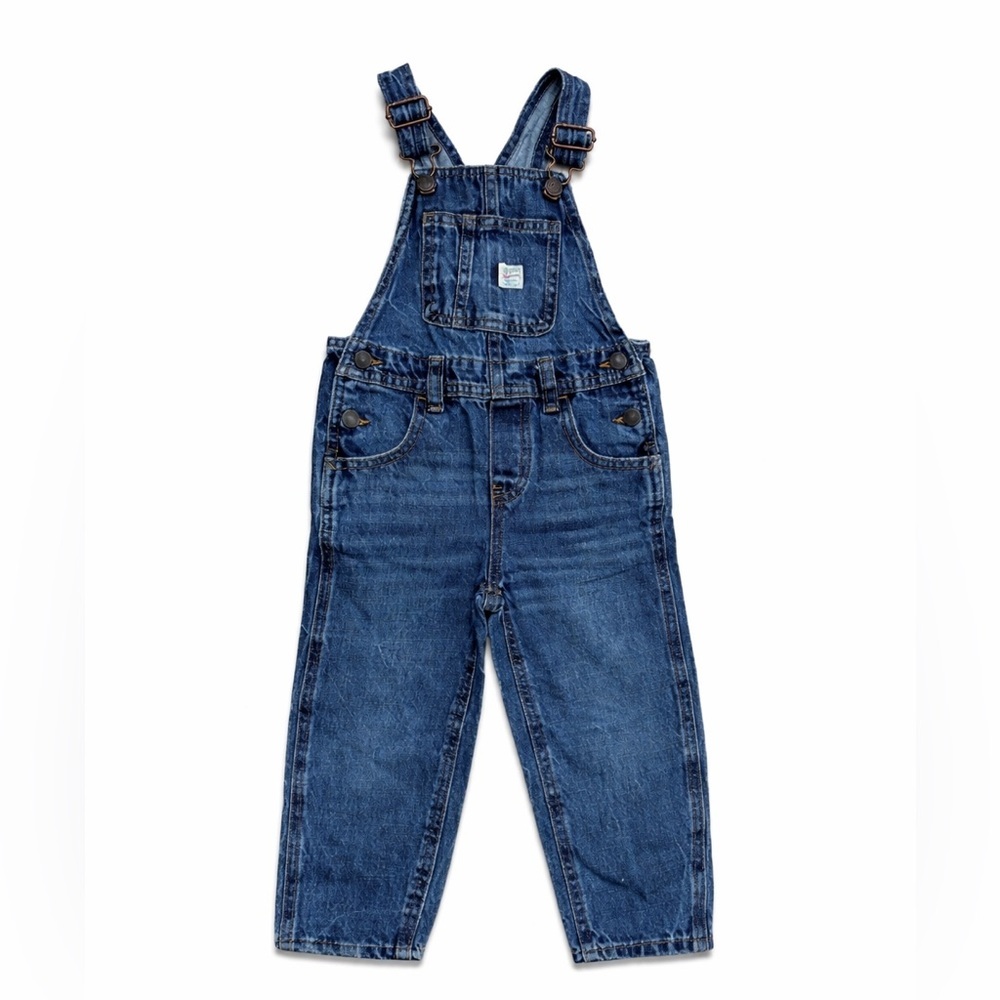 Old Navy Denim Overalls Classic Blue Adjustable Straps